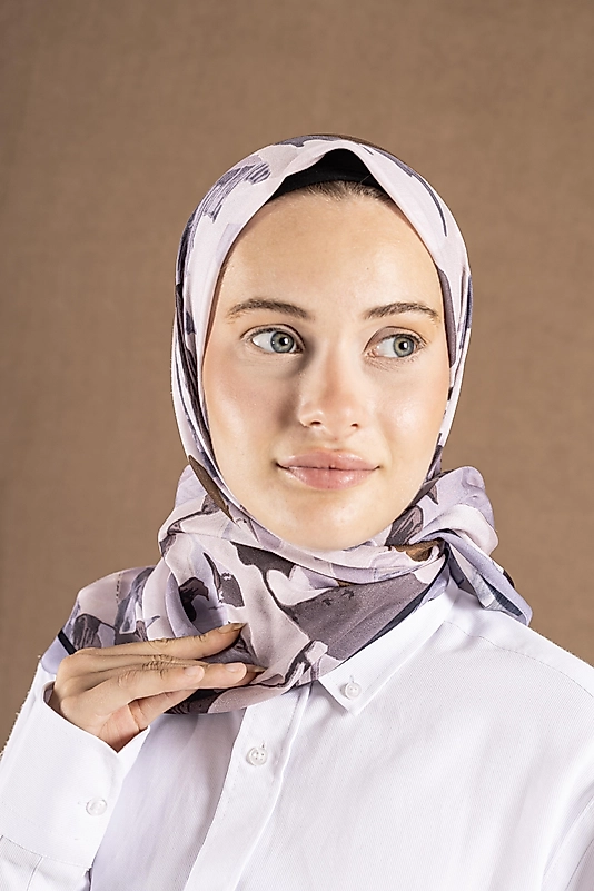 DECODE EŞARP ÇİÇEK DESEN