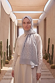 Elegans Şal Leopar Desen