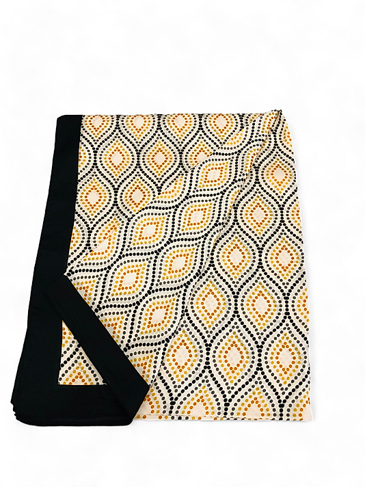 Desenli Alfa Silk Şal Ebat 75 x 185