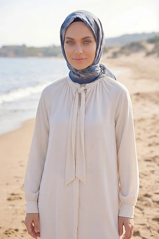 Dijital Soft Fırça Desen Eşarp