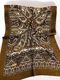 Desenli Alfa Silk Şal Pastel Desen