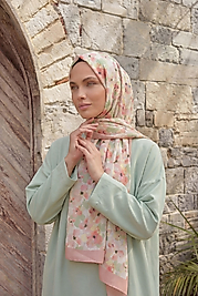 ALFA SİLK ŞAL PASTEL ÇİÇEK DESEN-2