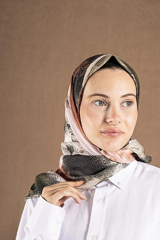 DECODE EŞARP PASTEL DESEN