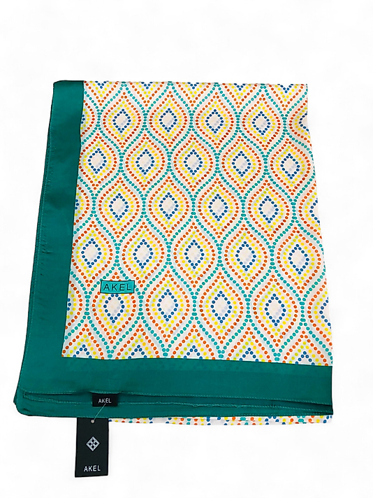 Desenli Alfa Silk Şal Ebat 75 x 185