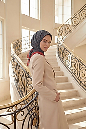 Dijital Soft Noktasal Desen Eşarp