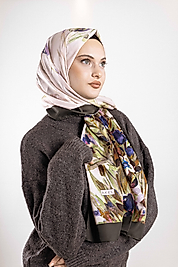 ALFA SİLK ŞAL İLKBAHAR ÇİÇEKLERİ DESENİ