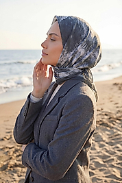 Dijital Soft Fırça Desen Eşarp