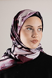 DESENLİ FRANSIZ İPEĞİ EŞARP DESEN-2