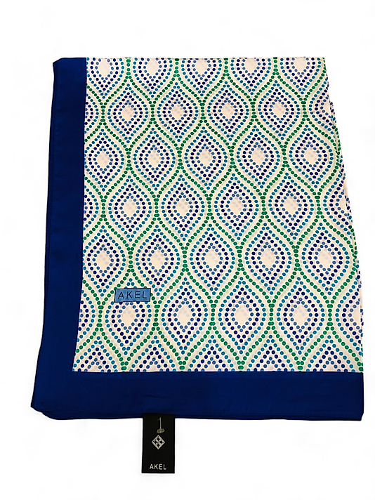 Desenli Alfa Silk Şal Ebat 75 x 185