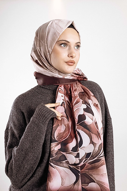 ALFA SİLK ŞAL ÇİÇEK DESEN-1