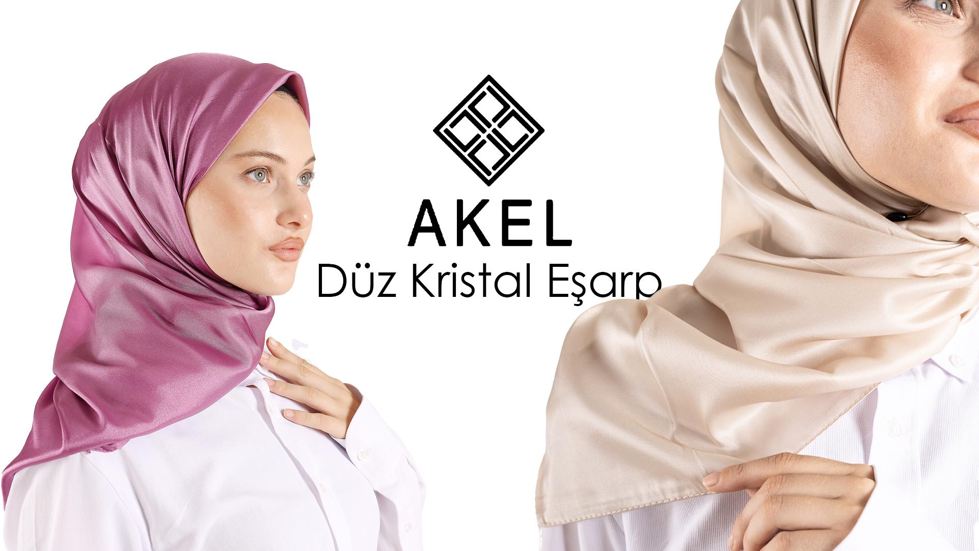 AURA ŞAL-DÜZ KRİSTAL EŞARP